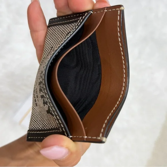 New UNISEX Burberry Horseferry Card Holder - Picture 5 of 10